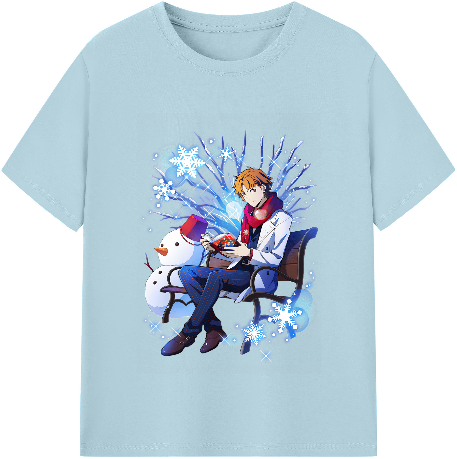 （画像用） 文豪ストレイドッグス Bungo Stray Dogs 綿100％半袖Tシャツ（フロントプリント）